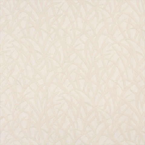 54 in. Wide Off White, Grassy Meadow Jacquard Woven Upholstery Grade Fabric
