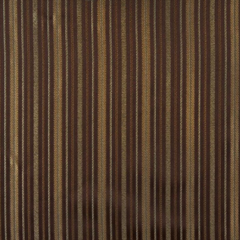 Picture of Designer Fabrics E606 54 in. Wide Striped Brown&#44; Green And Gold Damask Upholstery And Window Treatment Fabric
