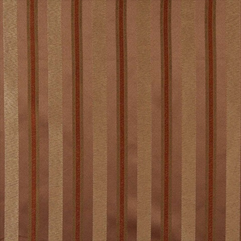 Picture of Designer Fabrics E625 54 in. Wide Striped Green&#44; Brown And Gold Damask Upholstery And Window Treatment Fabric