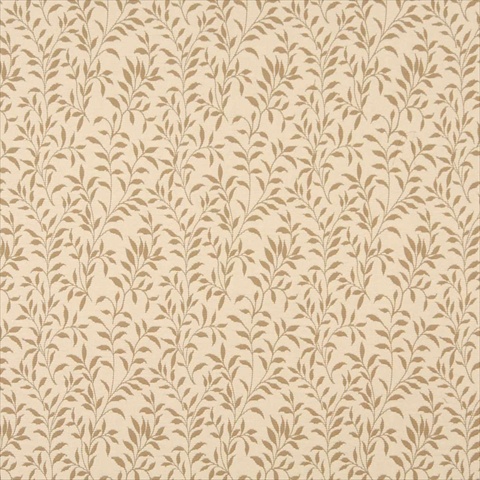 Picture of Designer Fabrics F411 54 in. Wide Beige And Tan Floral Matelasse Reversible Upholstery Fabric