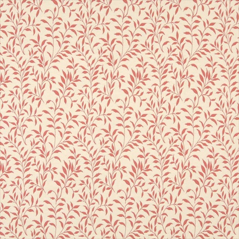 Picture of Designer Fabrics F413 54 in. Wide Coral Pink And Beige Floral Matelasse Reversible Upholstery Fabric