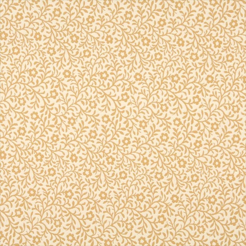 Picture of Designer Fabrics F424 54 in. Wide Gold And Beige Floral Matelasse Reversible Upholstery Fabric