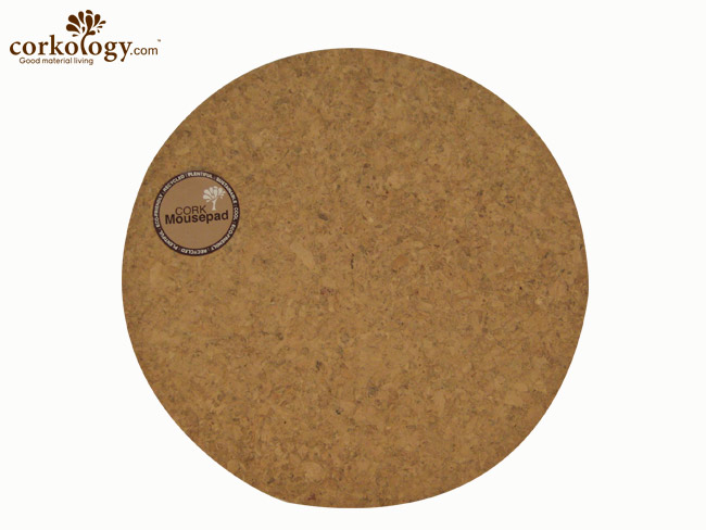 Round Plain Cork Mousepad
