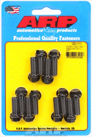 1001111 Chevrolet Small Block Header Bolt Kit