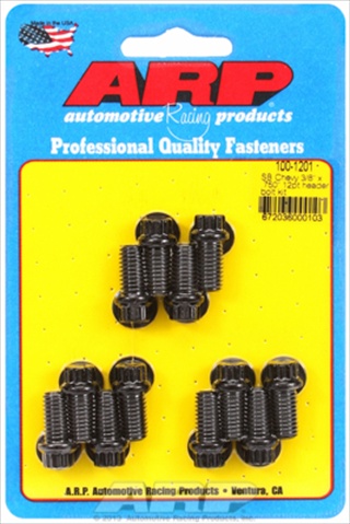1001201 Black Oxide 12-Point Header Bolts Kit