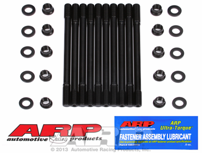 For Use With Acura VTEC, 12 Point Nuts With Undercut Studs, Black Oxide, Chrome Moly