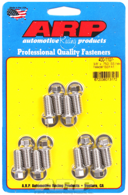 4001107 Universal- 0.750 In. Uhl- 12 Pieces Header Bolt & Stud Kits