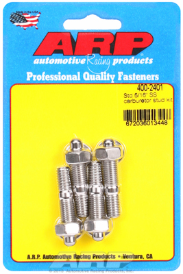 4002401 Standard- Stainless Steel- Hex Carburetor Stud Kit