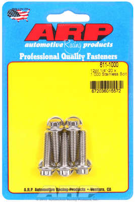 6111000 Sae Bolt Kit Stainless 300 0.25-20 x 1.000 In.