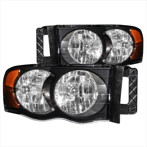 Picture of ANZO 111022 Crystal Headlights Black