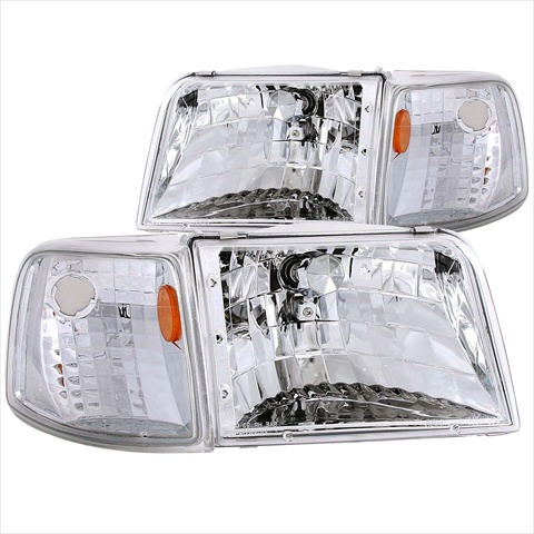 111119 Ford Ranger Crystal Headlights Clear With Corner