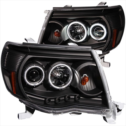 Picture of ANZO 121282 Toyota Tacoma 05-11 Projector Headlights Black Clear