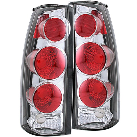 Picture of ANZO 211017 Tail Lights 3D Style Chrome