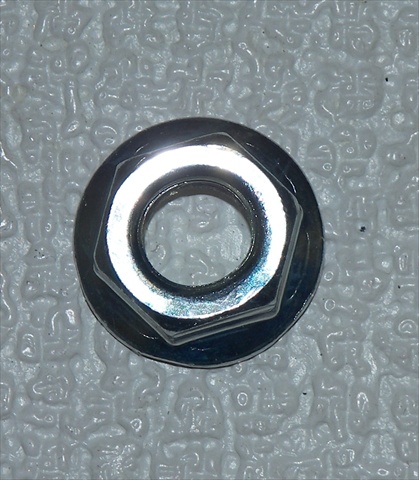 14122103 0.44 In. - 20 Flange Lock Nut Zinc