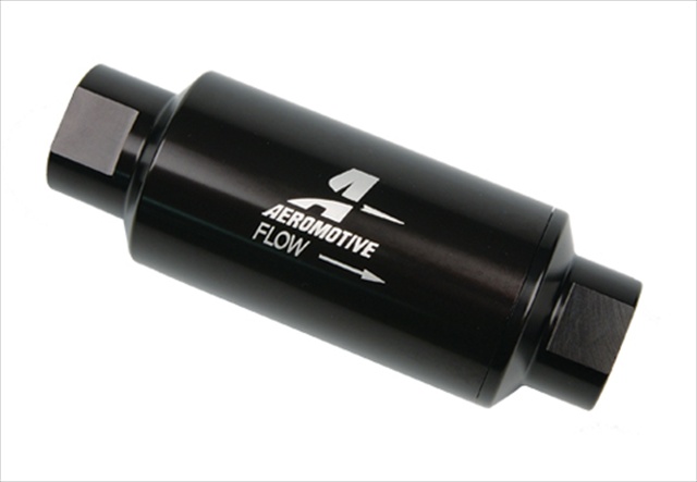 Picture of AEROMOTIVE 12324 100 Micron- Orb-10 Black Fuel Filter