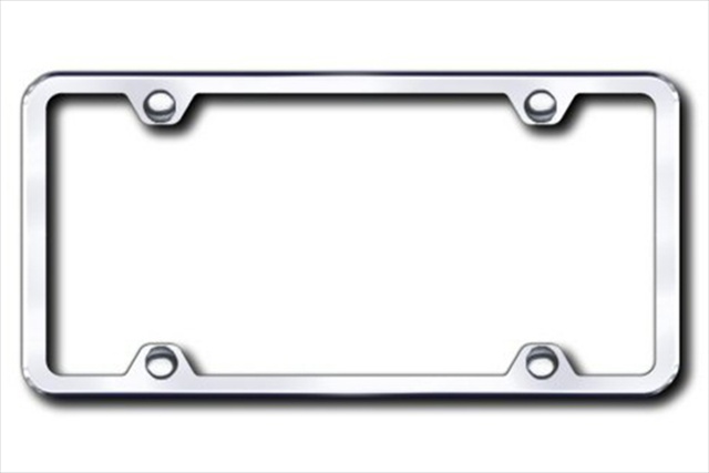 LF451C Plain 4-Hole Chrome Frame