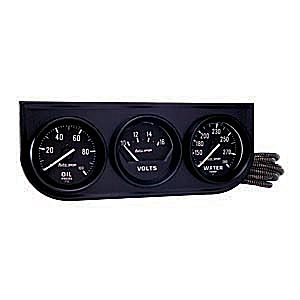 2397 Three-Gauge Oil Pressure- Volt And Water Temperature