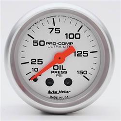 4323 Ultralite Oil Pressure 0-150 Psi