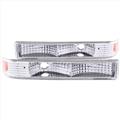ANZO 511038 Chevy S10 - Blazer 98-04 Parking Signal Lights, Chrome Euro Amber ANZO 511038 Chevy S10 - Blazer 98-04 Parking Signal Lights, Chrome Euro Amber