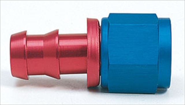 FCM1513 -8 An Straight Socketless Fitting- Red And Blue