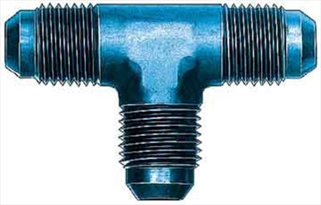 FCM2060 -3 An Blue Anodized Aluminum Union Tee Adapters