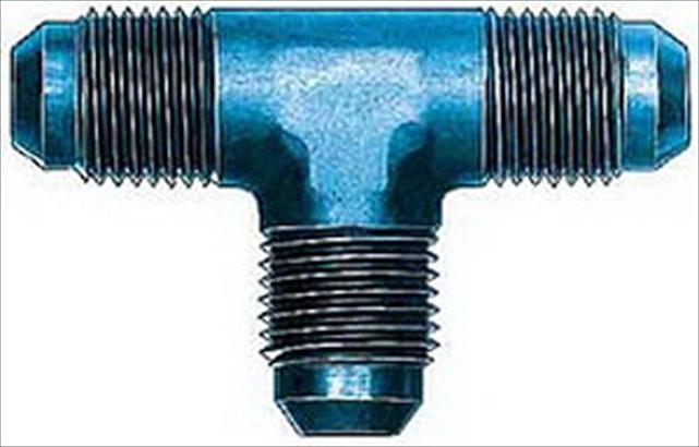 FCM2062 -6 An Blue Anodized Aluminum Union Tee Adapters
