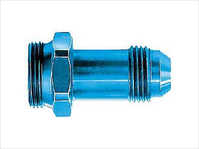FCM2110 -8 An Blue Anodized Aluminum Holley Dual Feed 750 Adapters