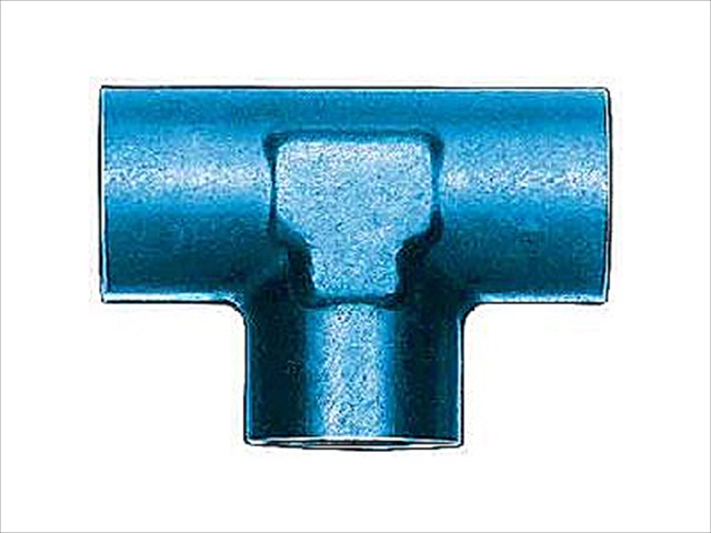 FCM2150 0.12 In. Blue Anodized Aluminum Female Pipe Tee Adapters
