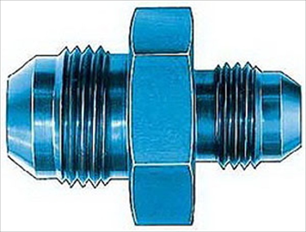 FCM2160 -8 An & -6 An Blue Anodized Aluminum Union Reducer Adapters