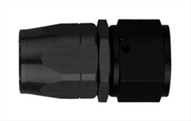 FCM4412 -06 Straight Reusable Swivel Fitting- Black