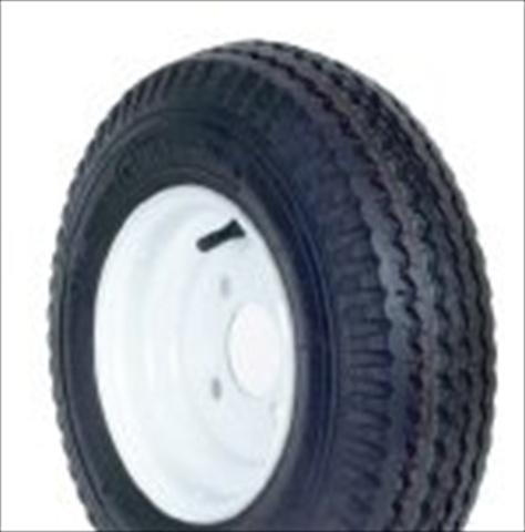 Picture of AMERICANA 30700 530 x 12 B Tires & Wheels 4 Hole Spoke&#44; White