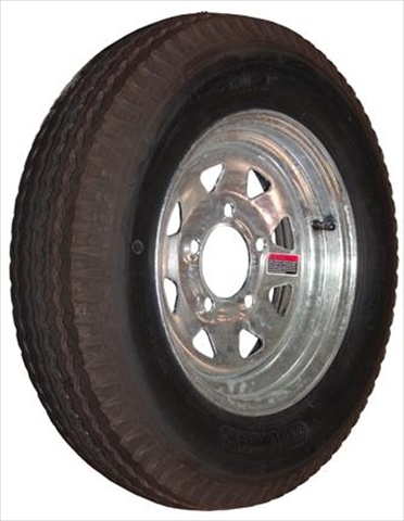 30850 530 x 12 Galvanized Spoke Tire & Wheel - 5 Lugs - Load Range C - 1045 lbs Capacity
