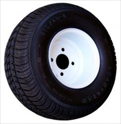 3H290 215-60C 4 Hole Painted Tires- White Plain - 4 Lugs