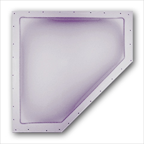 NSL2412S 24 x 12 In. Skylight Neo-Angle- Smoke