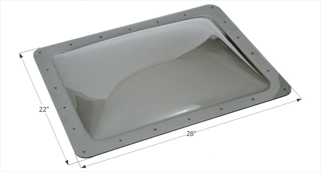 SL1824S 18 x 24 In. Skylight- Smoke