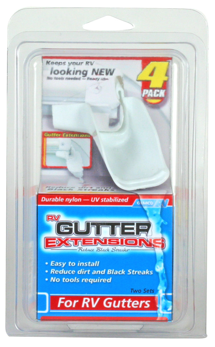 42123 Gutter Extensions 4 Pack, White