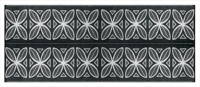 42833 8 x 20 Ft. Reversible Outdoor Mat - Charcoal