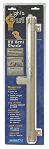 Camco Lights Out Retractable RV Vent Shade, Cream | Camping World