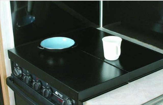 Picture of Camco 43554 Universal Fit RV Stove Top Cover Black