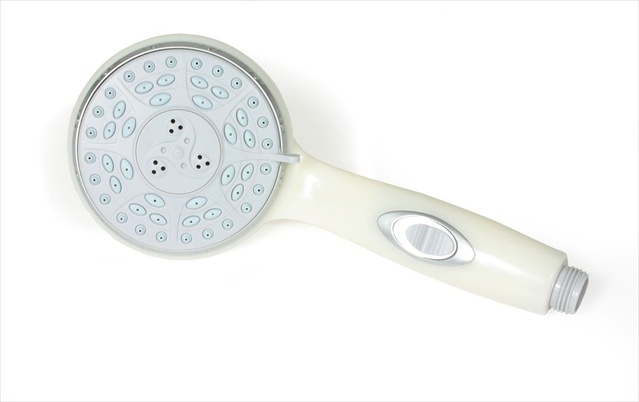 43712 Shower Head with On Off Switch Off-White