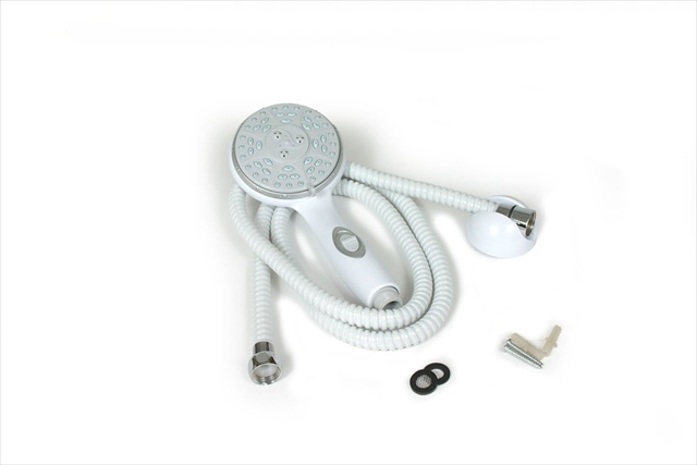 43714 Shower Head Kit with On Off Switch White