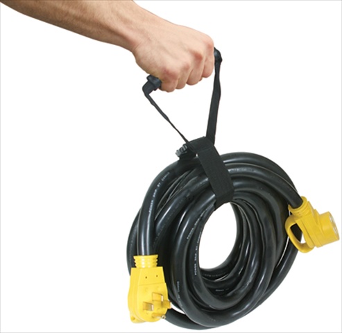 55001 Electrical Cord Storage Handle - Black - Durable Strap - Easy Carrying Solution