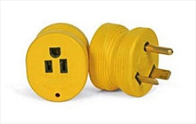 55232 Power Grip Electrical Adapter 30A Male To 15A Female