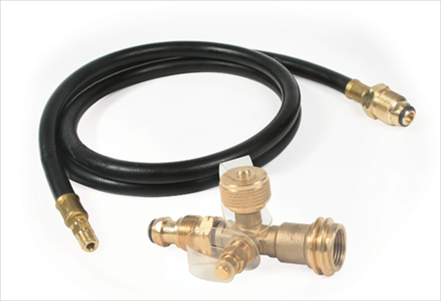 59125 Propane Brass Tee With 5 Ft. Hose