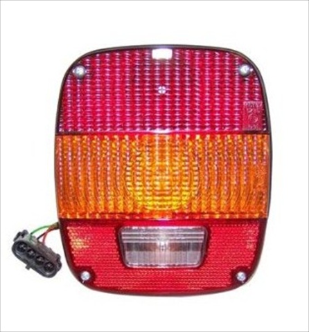 Crown Auto J5764204 Jeep Wrangler Yj Tail Lamp, Left Or Right