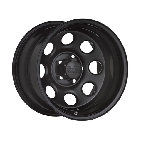 C 997581237 997 Type 8 Matte Black Wheels 15 x 8 In.