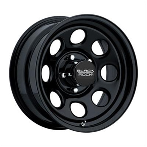 C 997795045 997 Type 8 Matte Black Wheels 17 x 9 In.