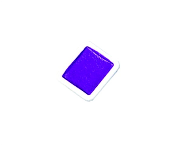 Picture of Prang 001281 Non-Toxic Washable Semi-Moist Watercolor Paint Refill- Plastic Half Pan- Violet- Pack - 12