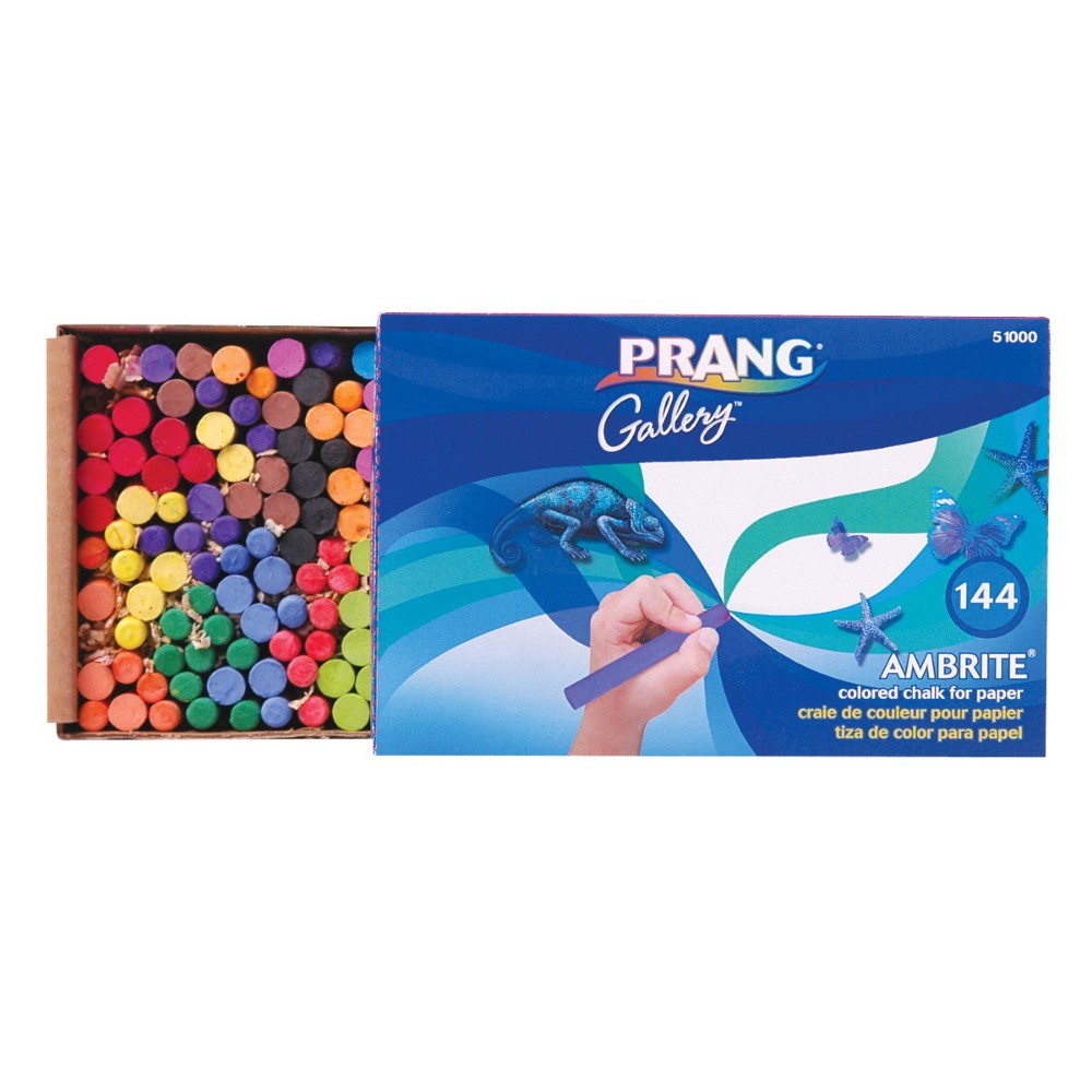 Picture of Prang 001314 Ambrite Non-Toxic Colored Drawing Chalk&#44; Set Of 144