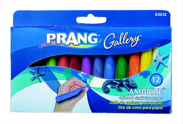 Picture of Prang 001317 Ambrite Non-Toxic Colored Drawing Chalk&#44; Set Of 12